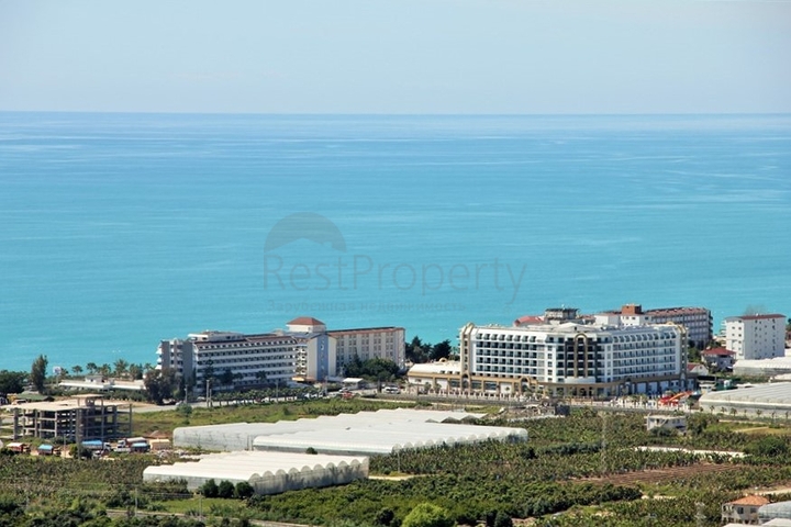 Квартира с прямым видом на море в районе Каргыджак