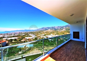 Квартира с прямым видом на море в районе Каргыджак