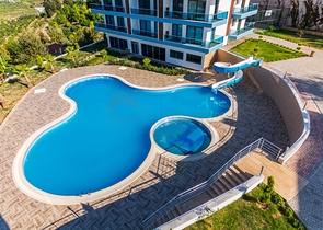 Квартира с прямым видом на море в районе Каргыджак