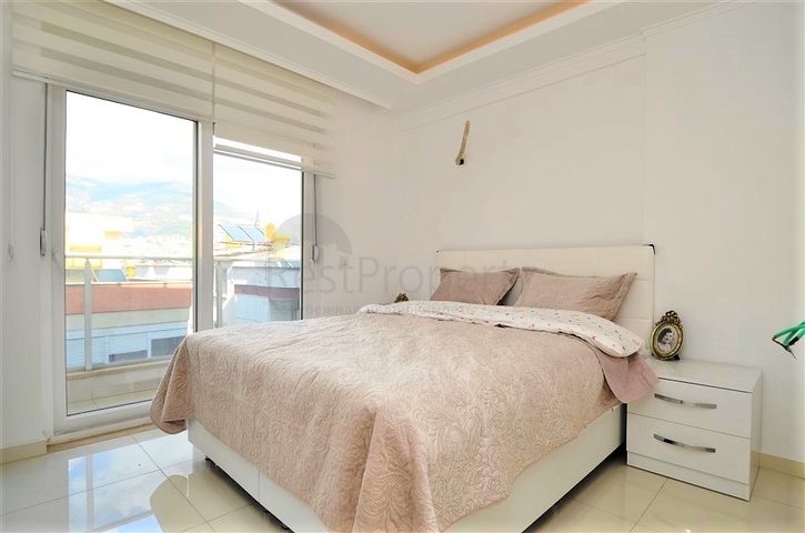 Меблированная квартира с двумя спальнями в центре Алании