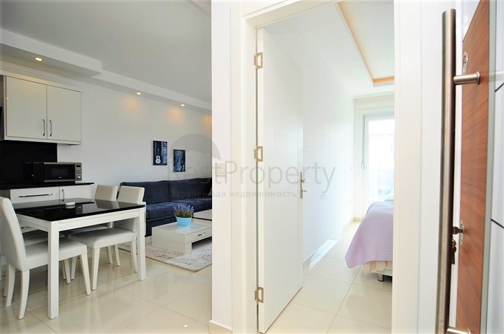 Меблированная квартира с двумя спальнями в центре Алании