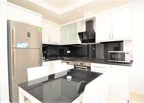 Меблированная квартира с двумя спальнями в центре Алании