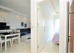 Меблированная квартира с двумя спальнями в центре Алании