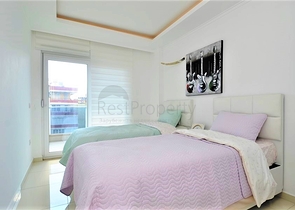 Меблированная квартира с двумя спальнями в центре Алании