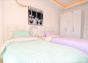 Меблированная квартира с двумя спальнями в центре Алании