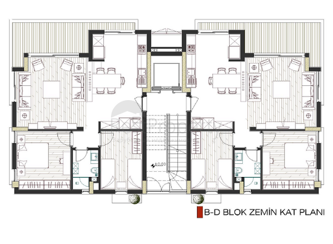 Качественный проект в районе Гебизли Муратпаша Анталья