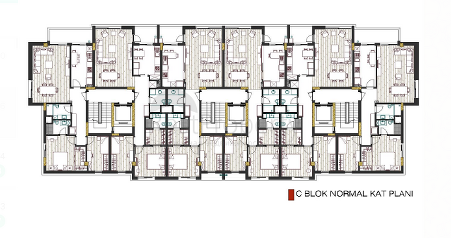 Качественный проект в районе Гебизли Муратпаша Анталья