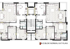 Качественный проект в районе Гебизли Муратпаша Анталья