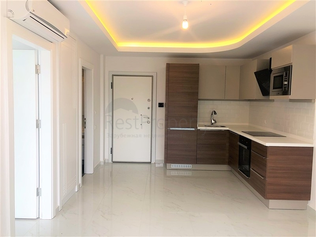 Квартира с одной спальней в элитном комплексе в центре Алании