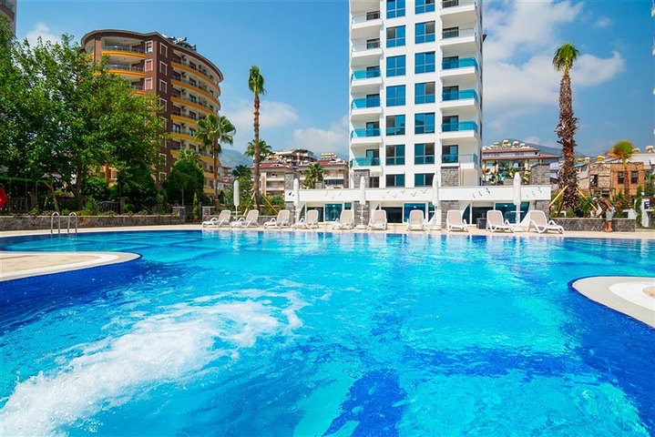 Квартира с одной спальней в элитном комплексе в центре Алании