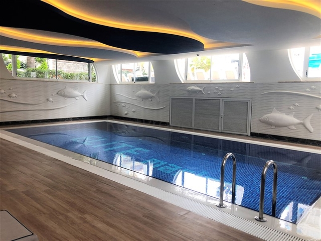 Квартира с одной спальней в элитном комплексе в центре Алании