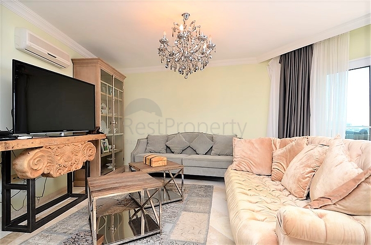 Квартира с тремя спальнями в русскоязычном районе Махмутлар