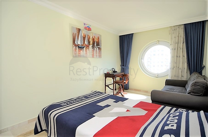 Квартира с тремя спальнями в русскоязычном районе Махмутлар