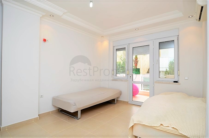 Меблированная квартира с двумя спальнями в центре Алании