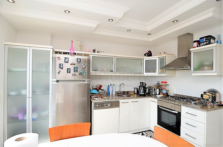 Меблированная квартира с двумя спальнями в центре Алании