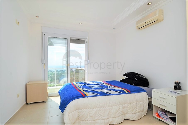 Меблированная квартира с двумя спальнями в центре Алании