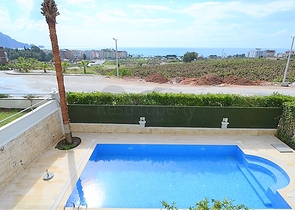 Меблированная квартира с двумя спальнями в центре Алании