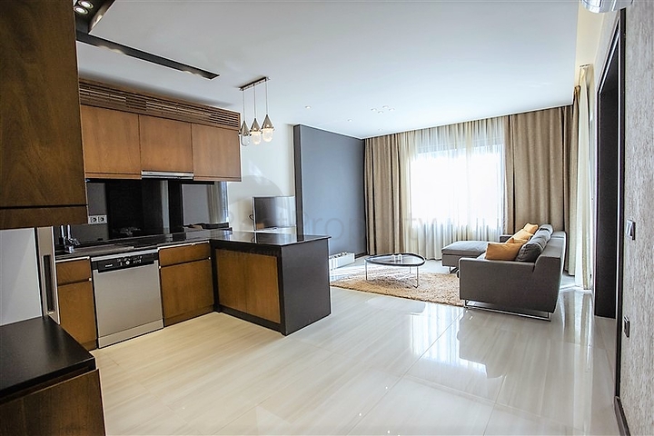 Меблированная квартира с одной спальней в районе Махмутлар