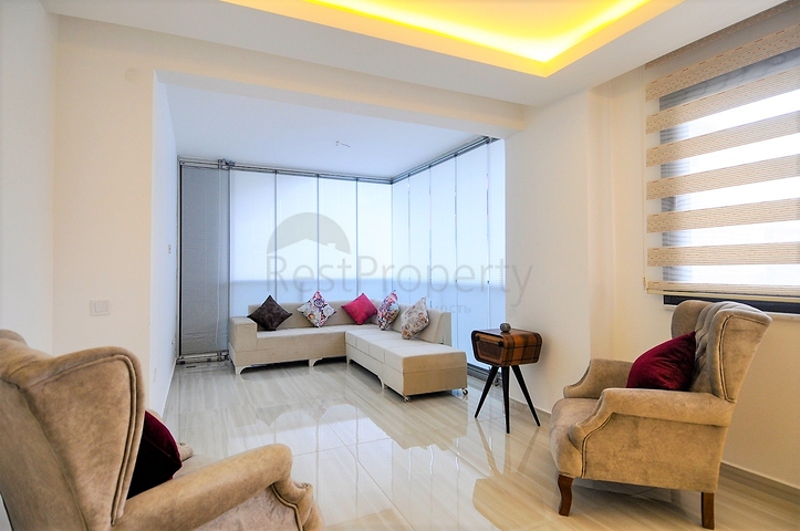 Меблированная квартира студия в новом комплексе Кестеля