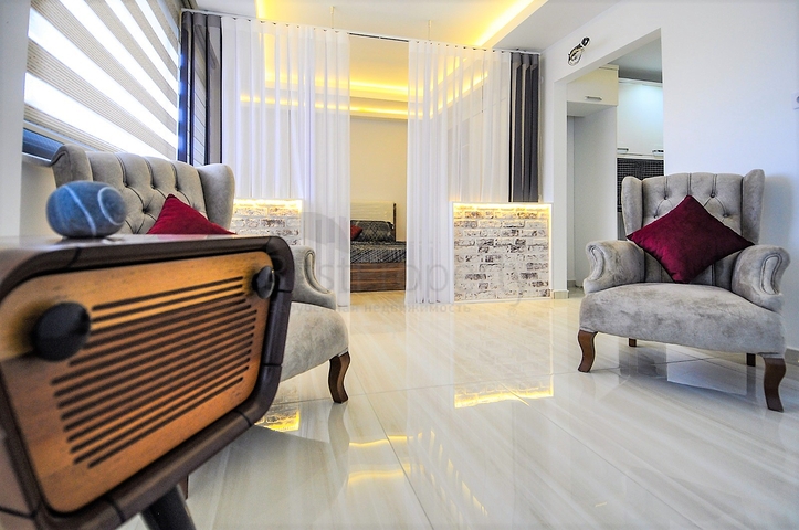 Меблированная квартира студия в новом комплексе Кестеля