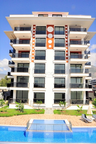 Меблированная квартира студия в новом комплексе Кестеля