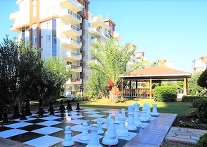 Квартира с одной спальной комнатой в Авсалларе