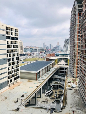 Апартаменты с видом на море рядом с транспортным узлом