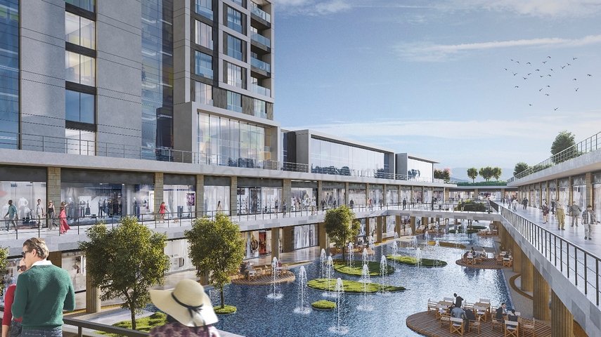 Апартаменты с видом на море рядом с транспортным узлом