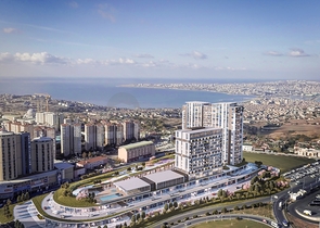 Апартаменты с видом на море рядом с транспортным узлом