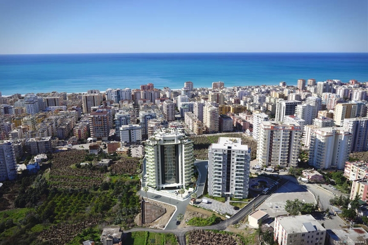 Двухкомнатная квартира в новом комплексе Махмутлара