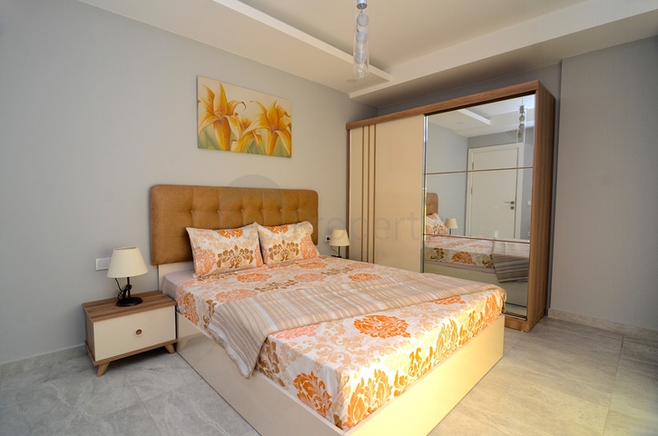 Двухкомнатная квартира с мебелью в новом комплексе Махмутлара