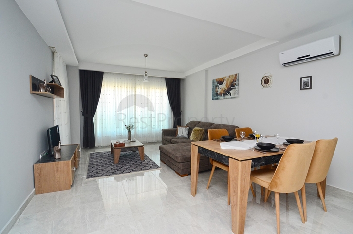 Двухкомнатная квартира с мебелью в новом комплексе Махмутлара