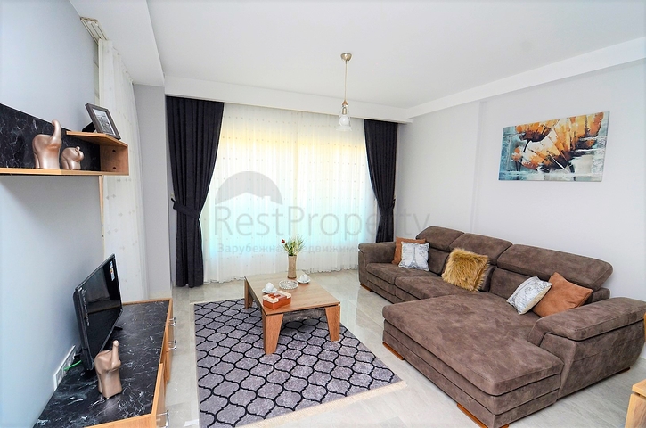 Двухкомнатная квартира с мебелью в новом комплексе Махмутлара