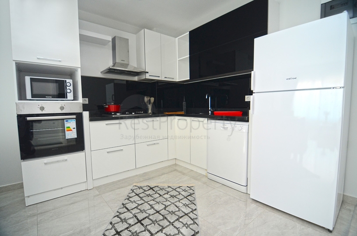 Двухкомнатная квартира с мебелью в новом комплексе Махмутлара