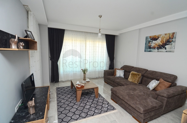 Двухкомнатная квартира с мебелью в новом комплексе Махмутлара