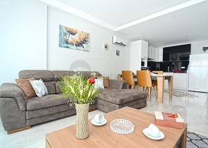 Двухкомнатная квартира с мебелью в новом комплексе Махмутлара