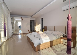 Меблированный пентхаус с видом на море в Махмутларе