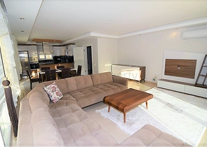 Меблированный пентхаус с видом на море в Махмутларе