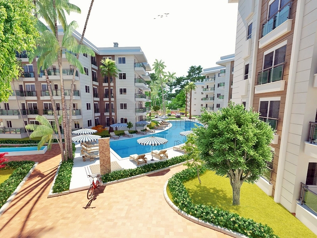 Готовый проект у подножья Торосских гор в Коньяалты Анталии