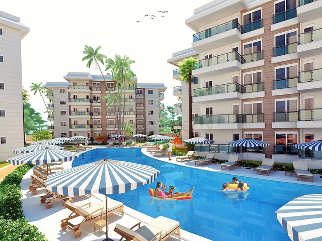 Готовый проект у подножья Торосских гор в Коньяалты Анталии