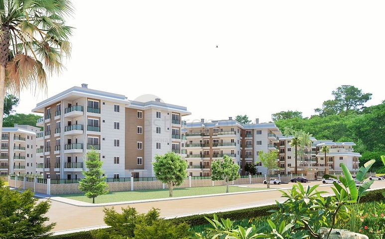 Готовый проект у подножья Торосских гор в Коньяалты Анталии