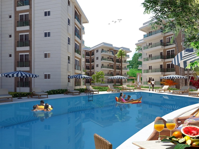 Готовый проект у подножья Торосских гор в Коньяалты Анталии