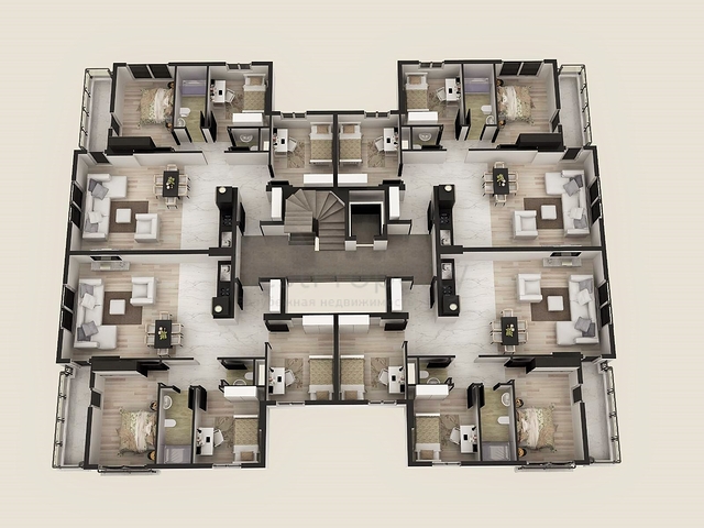 Готовый проект у подножья Торосских гор в Коньяалты Анталии