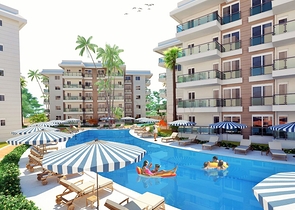 Готовый проект у подножья Торосских гор в Коньяалты Анталии