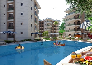 Готовый проект у подножья Торосских гор в Коньяалты Анталии