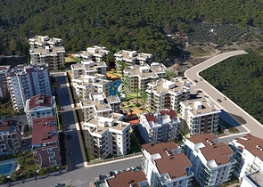 Готовый проект у подножья Торосских гор в Коньяалты Анталии