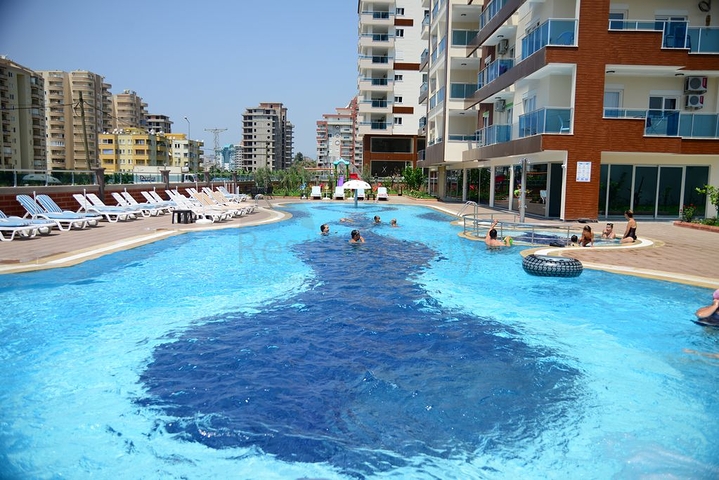 Квартира с одной спальной комнатой в районе Махмутлар