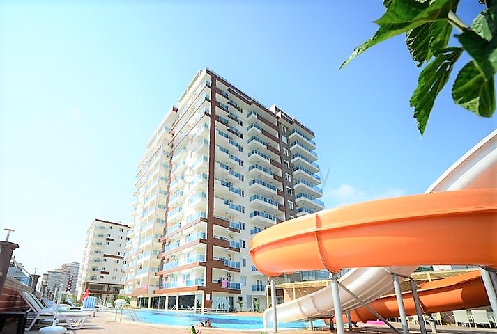 Квартира с одной спальной комнатой в районе Махмутлар