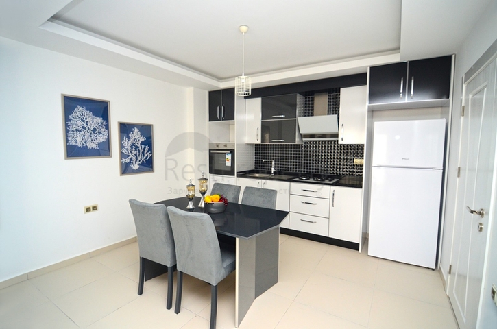 Квартира с одной спальной комнатой в районе Махмутлар