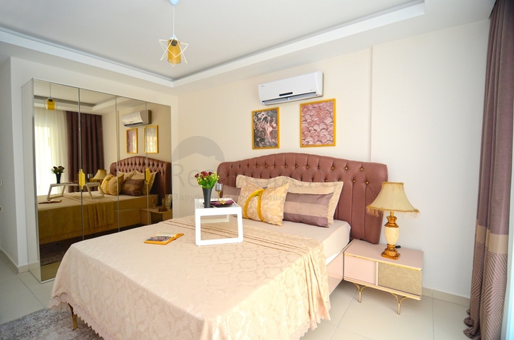 Квартира с одной спальной комнатой в районе Махмутлар